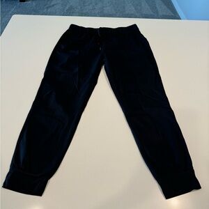 Women’s black silky joggers size L casual activeware